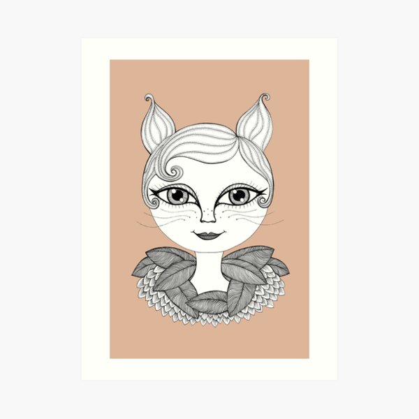 Kitty Art Print