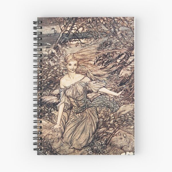 Item preview, Fairy girl - Arthur Rackham from 'The Ring' designed and sold by Vintage Designs +.