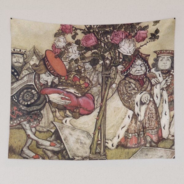 Item preview, Scene from Alice in Wonderland - Arthur Rackham designed and sold by Vintage Designs +.