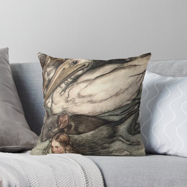 Aperçu de l'œuvre Scène d'Alice au pays des merveilles - Arthur Rackham créée et vendue par Vintage Designs +.