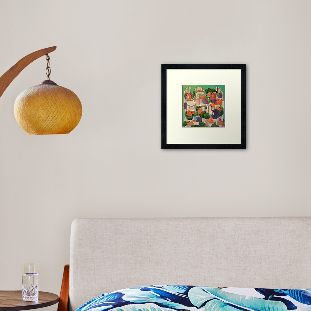 Green Building Environment Framed Art Print