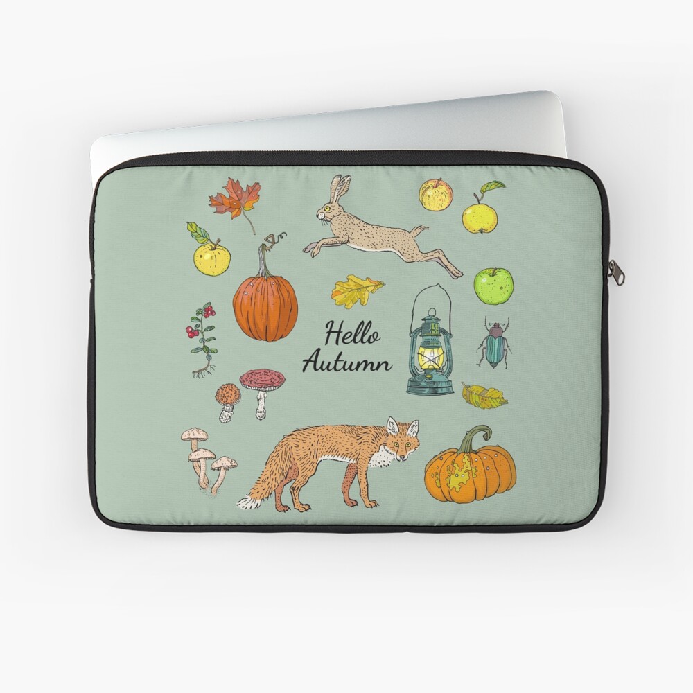 Hello autumn. Harvest season. Laptop Sleeve