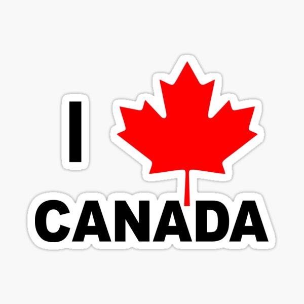 I Love Canada Stickers - 74 Results