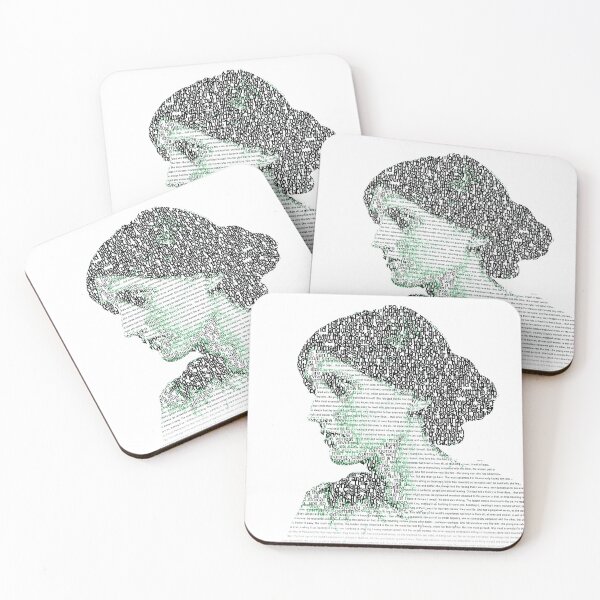 Item preview, Virginia Woolf - Word Portrait (with words from Mrs. Dalloway) designed and sold by goldenanchor.
