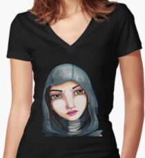 Fate (Watercolor Version) Women's Fitted V-Neck T-Shirt