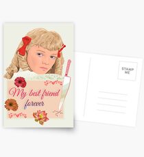 Nellie Oleson little house my best friend forever Postcards