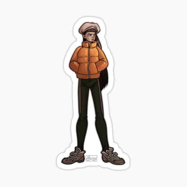 Cold and Grumpy Sticker