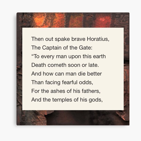 Item preview, Horatius At The Bridge  designed and sold by Cherylgrayum.
