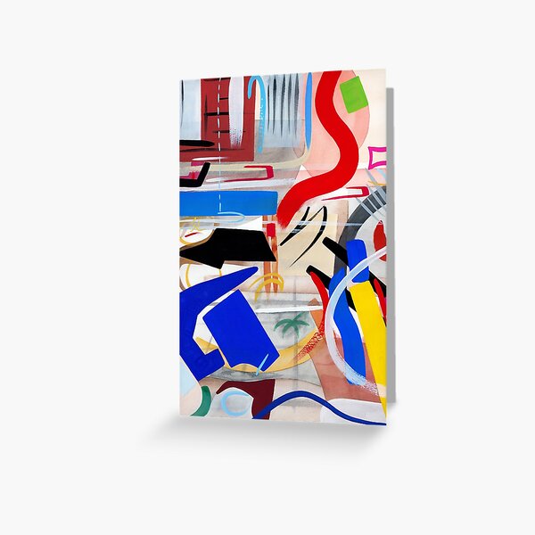 Abstract Art Print Greeting Card