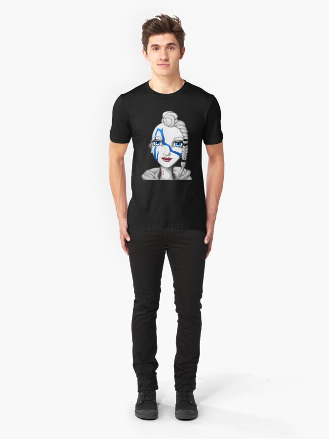 Alternate view of Huntress (Digitized Version) Slim Fit T-Shirt