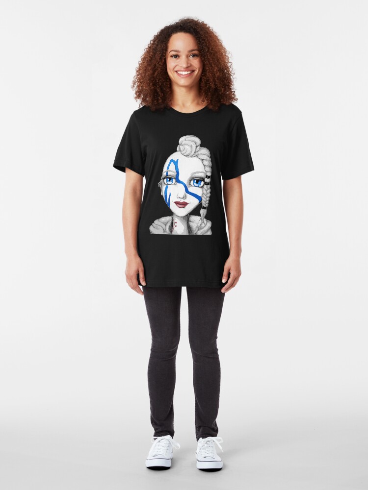 Alternate view of Huntress (Digitized Version) Slim Fit T-Shirt