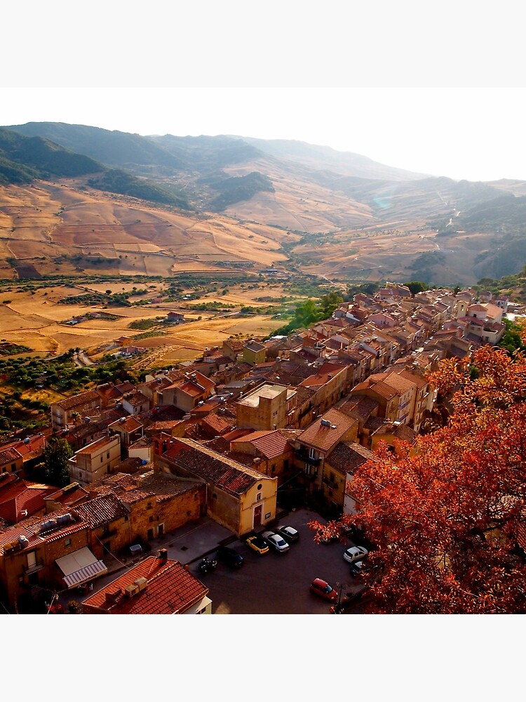 View over Sperlinga, Sicily by douglasewelch