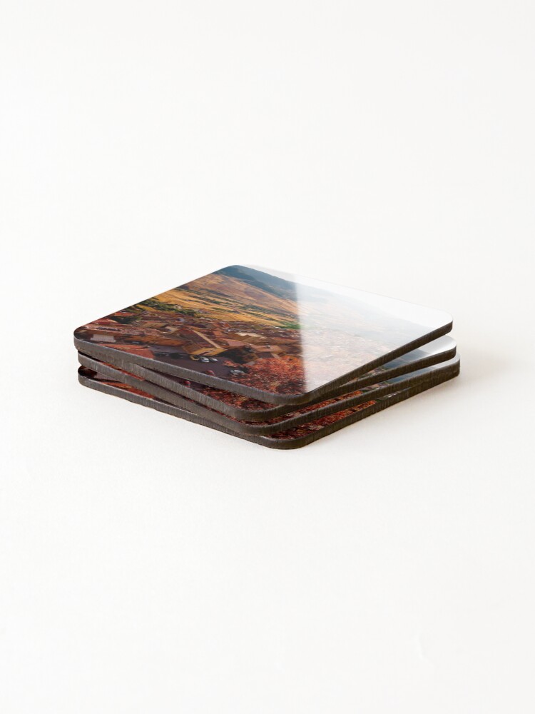 Alternate view of View over Sperlinga, Sicily Coasters (Set of 4)