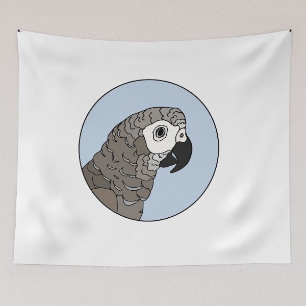 Item preview, African Grey Parrot designed and sold by nolessjess.