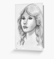 pencil sketch Greeting Card