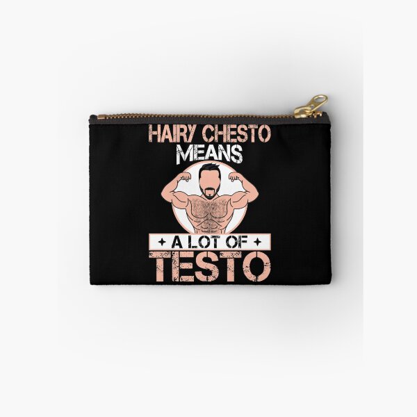 Item preview, Hairy Chest T shirt - Hairy Chesto means a lot of Testo designed and sold by ShadySchatten.