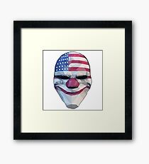 Lámina enmarcada Dallas Mask Payday