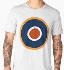 WAR, Spitfire, Bulls eye, Target, Archery, Plane, Aircraft, Flight, Wing, on white Men's Premium T-Shirt