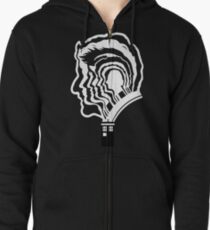 12 Doctor Who Silhouettes Zipped Hoodie