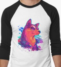 Cyber Inu Men's Baseball ¾ T-Shirt