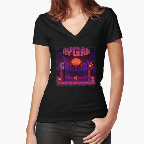 Legendary Warrior Fitted V-Neck T-Shirt