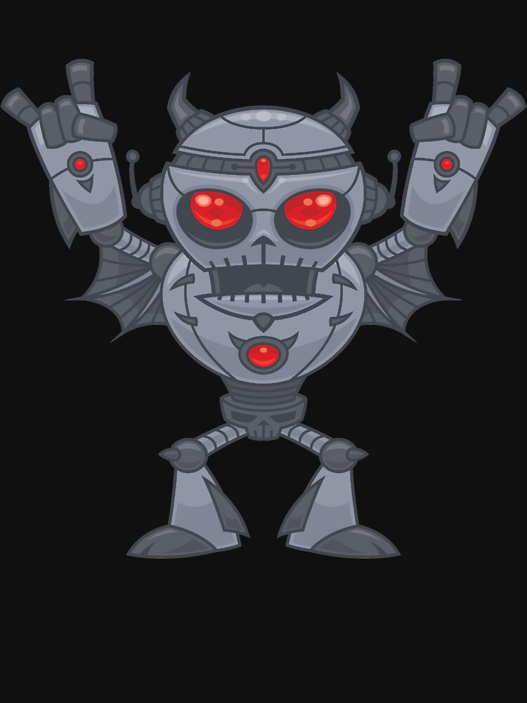 Metalhead - Heavy Metal Robot Devil by fizzgig