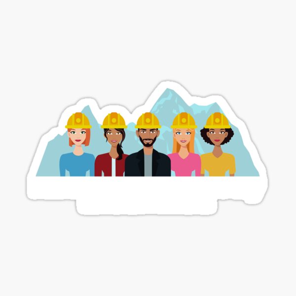 Awesome Ally Transparent - White Text Sticker