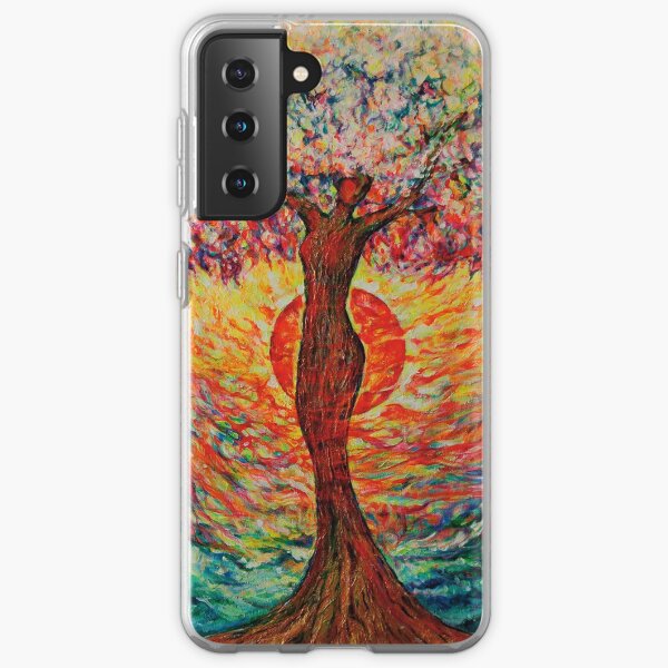 Tree of Life Power of the Elements Tree of Life painting Samsung Galaxy Soft Case