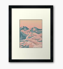 I Saw Her Face In The Mountains Framed Print