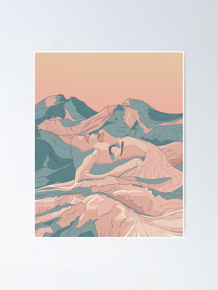 Alternate view of I Saw Her Face In The Mountains Poster