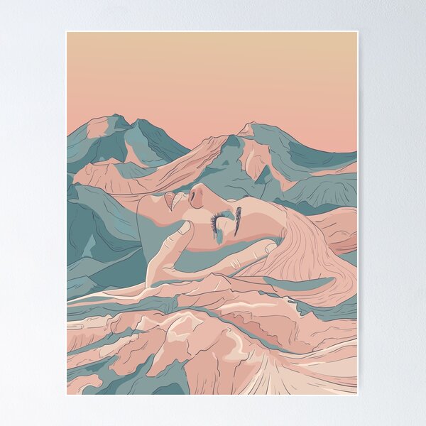 I Saw Her Face In The Mountains Poster