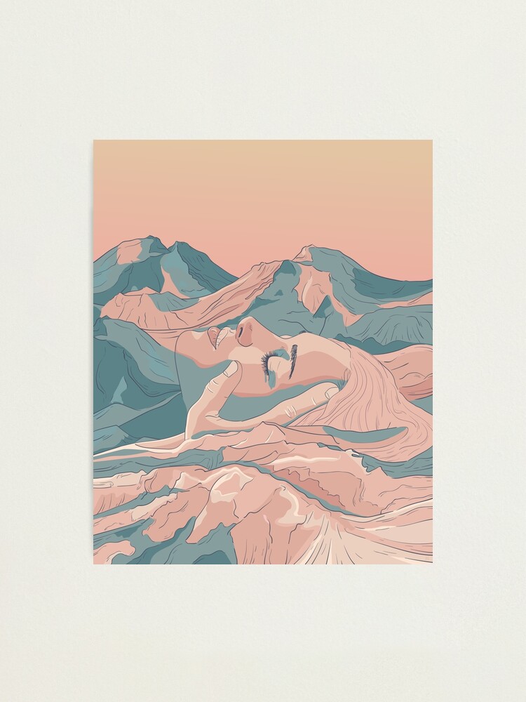 Alternate view of I Saw Her Face In The Mountains Photographic Print
