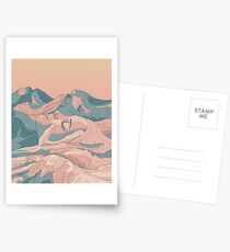 I Saw Her Face In The Mountains Postcards