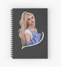 loren gray outline Spiral Notebook