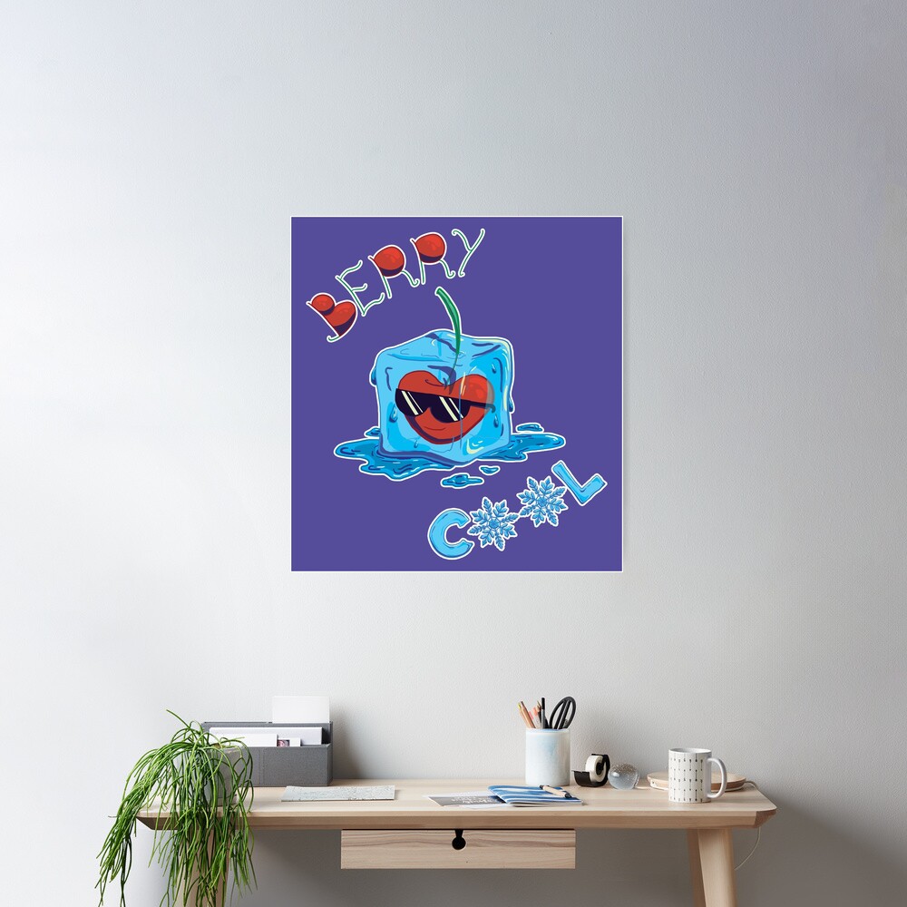 Berry Cool Puns Poster