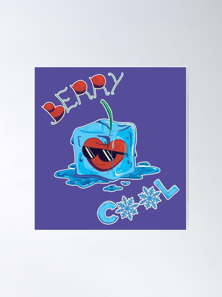 Alternate view of Berry Cool Puns Poster