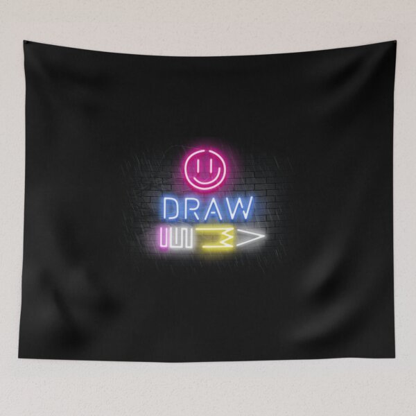 Item preview, Neon Draw Sign designed and sold by bobblehead1337.