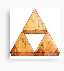 Tri Force Metal Print