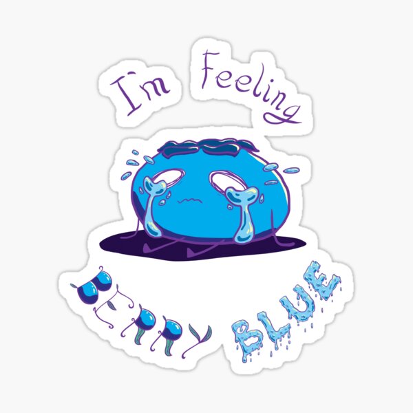 I'm Feeling BERRY BLUE Sticker