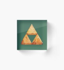Tri Force Acrylic Block