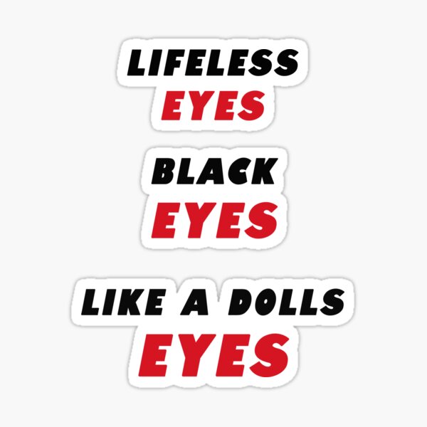 Item preview, Jaws - Dolls Eyes designed and sold by Fireduptees.