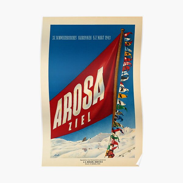 Arosa, Schweiz Poster