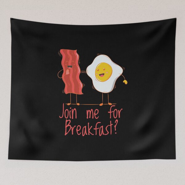 Item preview, Join Me for Breakfast Funny Chat up Line designed and sold by Bronby.