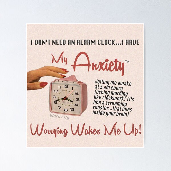 Item preview, Anxiety Alarm designed and sold by binchcity.