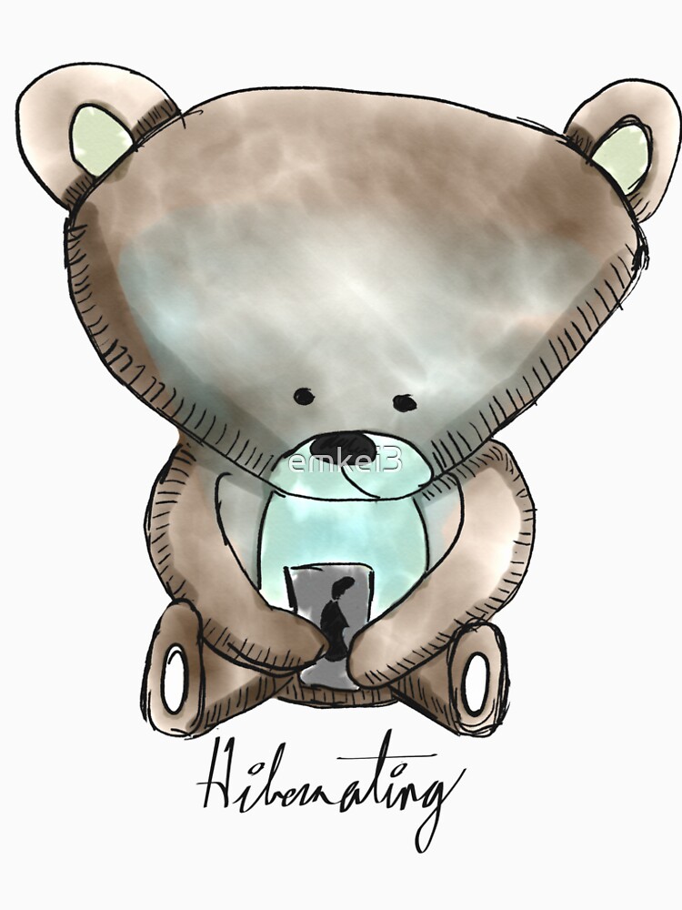 "Hibernating Bear" T-shirt by emkei3 | Redbubble