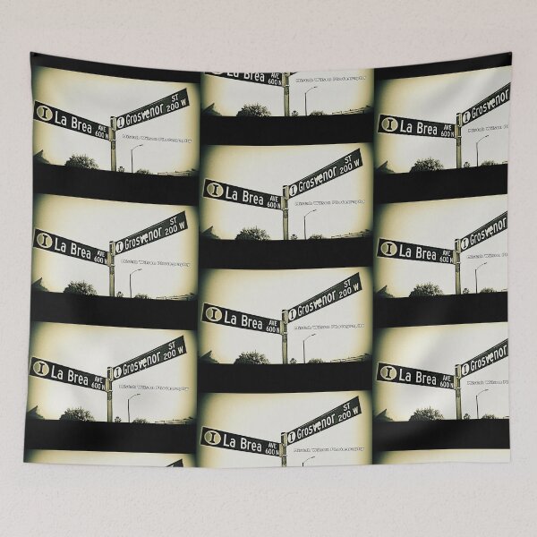 Item preview, La Brea Avenue & Grosvenor Street, Inglewood, CA by Mistah Wilson designed and sold by The Street Sign Store.