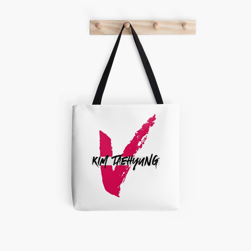 Stylish K-pop Taehyung Album Tote Bag, Large Capacity Casual