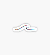 wave sticker Sticker