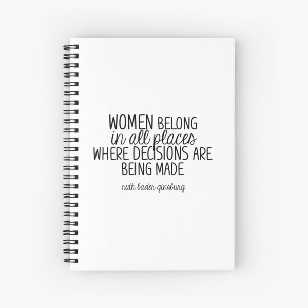 Ruth Bader Ginsburg Spiral Notebook