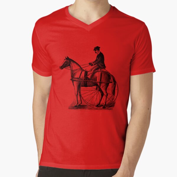 Steampunk Horse V-Neck T-Shirt